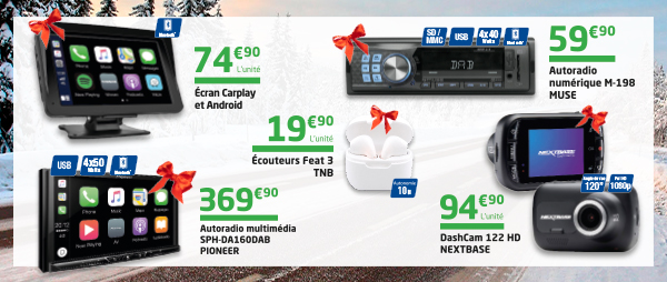 OFFRE CENTRE AUTO HIVER POINT S 2024 - autoradio - Page promo