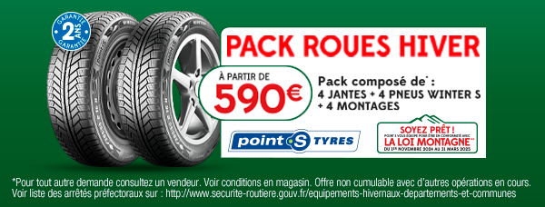 Point S 2024 - OP 9 - Pack roues hiver